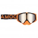 AMOQ Aster Scooter Briller Svart-Oransje Sølv Speil thumbnail
