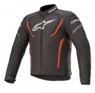 Alpinestars T-Jaws V3 Vanntett Svart/Rød Fluo Jakke thumbnail