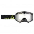 AMOQ Vision Vent+ Magnetiske Snøscooterbriller Svart-HiVis - Klar thumbnail