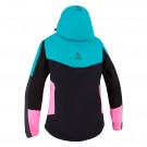 AMOQ Aspect Jacket Dame Turkis/Svart/Rosa thumbnail